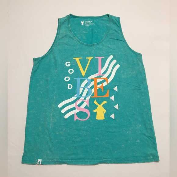 Dutch Bros Coffee Good Vibes Tank Top Size Large - Picture 1 of 12